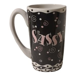 NWOT Large 20 oz "SASSY" Coffee Cup